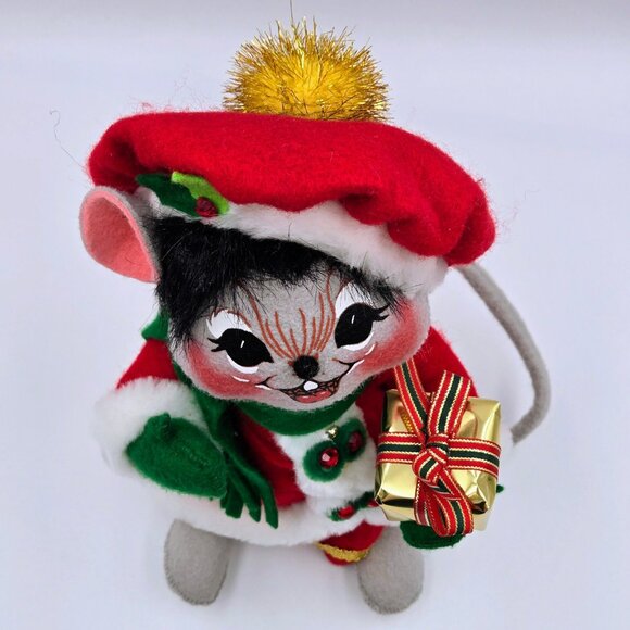 Annalee Mrs. Elegant Mouse 2008 Mobilitee Christmas Figure Read - Picture 13 of 14